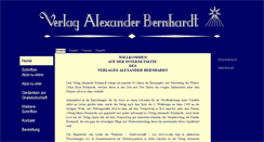 Desktop Screenshot of alexander-bernhardt.com