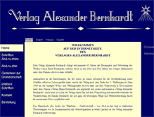 Tablet Screenshot of alexander-bernhardt.com